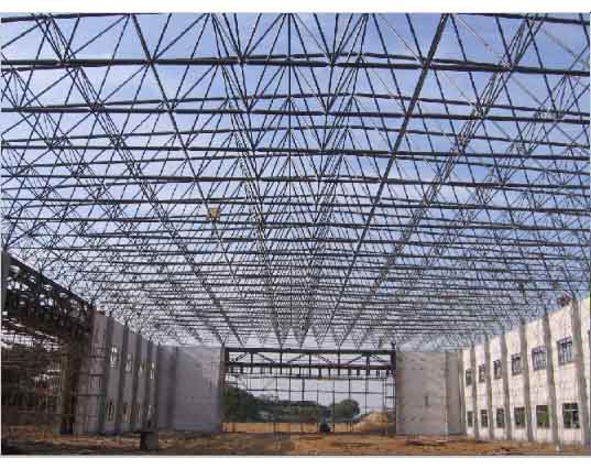大渡口湖南长沙5712飞机库网架工程